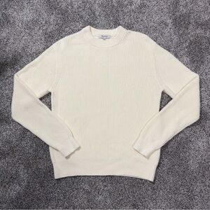 Madewell Cream Crewneck Sweater